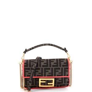 Fendi Baguette Nm Bag Zucca Canvas Mini #236881F21B